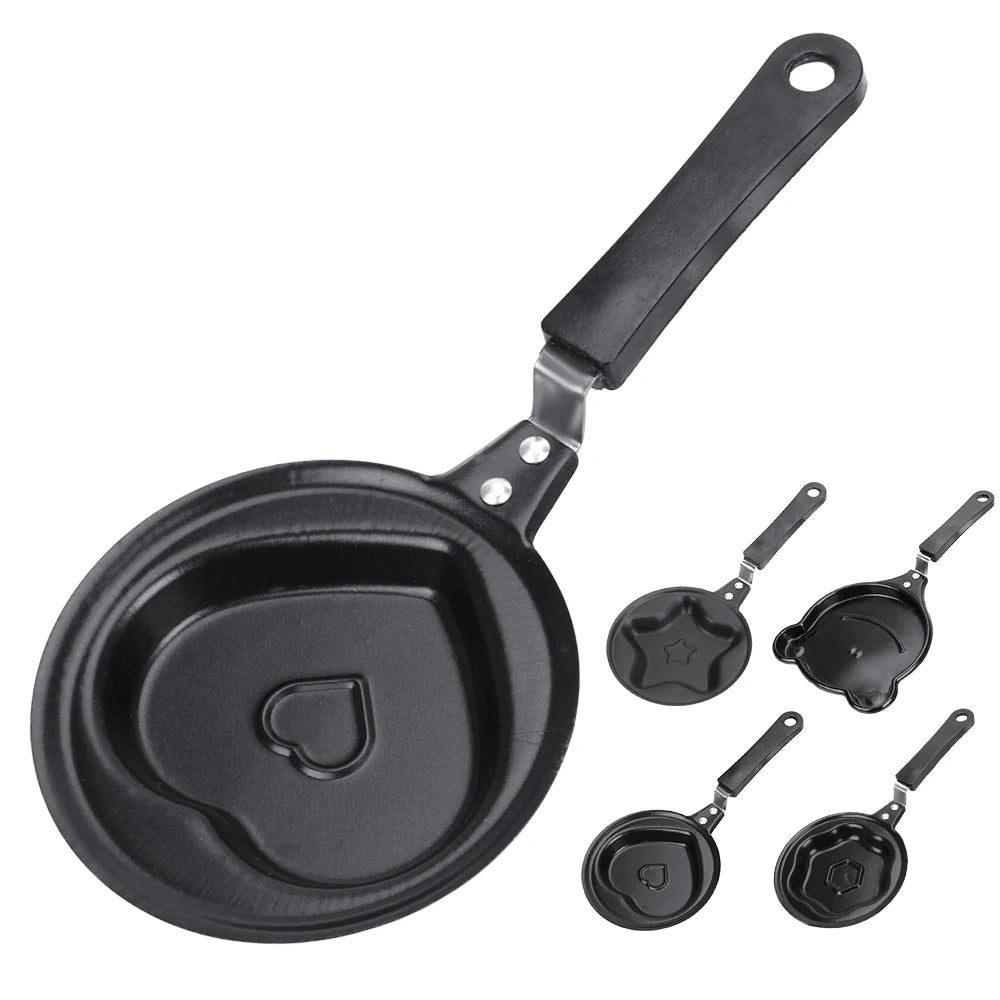 Non-Stick Mini Egg Mold Pan – Flip Omelette, Pancake, and Breakfast Frying Pan