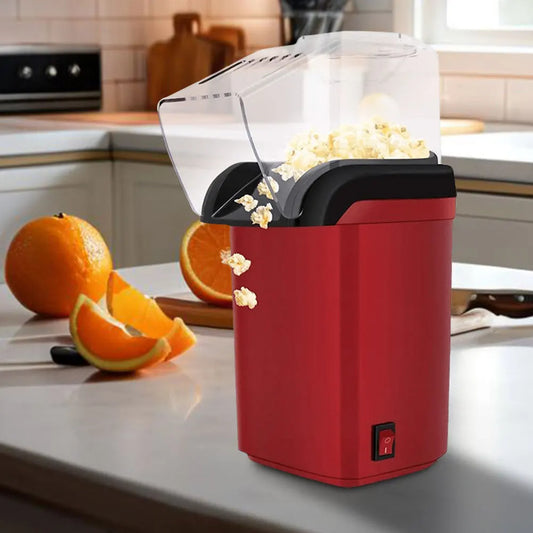 Popcorn Machine High Popping Rate Fully Automatic Popcorn Machine Electric Air Popper Mini Popcorn Machine for Home Kitchen