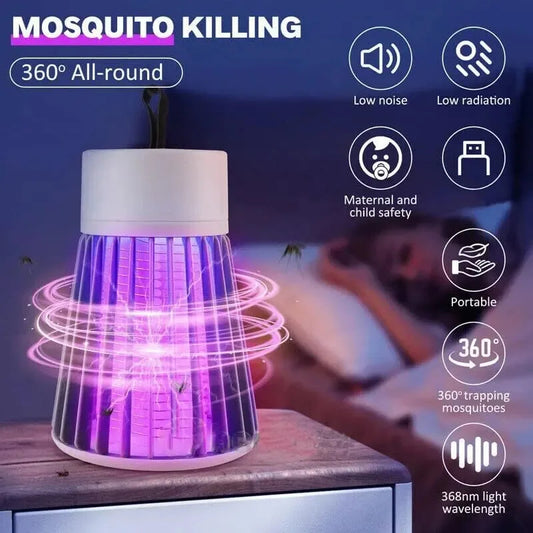 Xiaomi Electric Shock Mosquito Killer Lamp Insect Trap USB Mute Fly Trap Zapper Insect Killer Repellent Anti Mosquito Trap