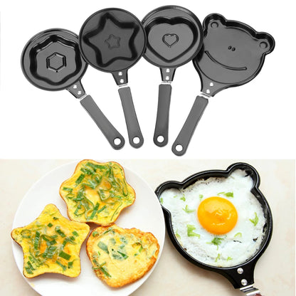 Non-Stick Mini Egg Mold Pan – Flip Omelette, Pancake, and Breakfast Frying Pan