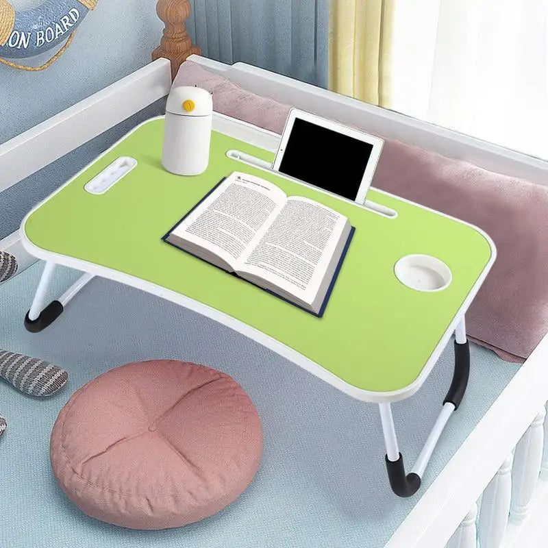 Laptop Bed Table Non-Slip Folding Lap Standing Desk Notebook Stand Reading Holder Laptop Holder For Bed Couch Sofa Floor Writing