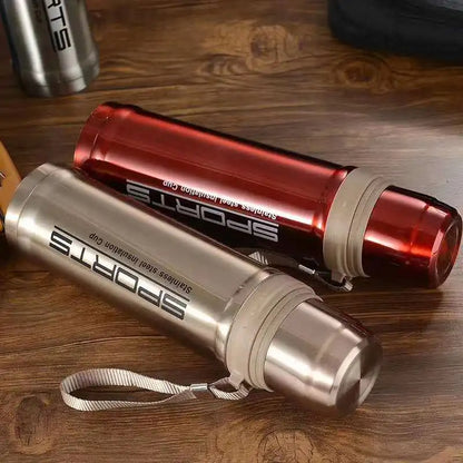 750ml Stainless Steel Sports Vacuum Flask – Hot & Cold Thermos Water Bottle