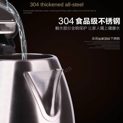 2L Electric Kettle Stainless Steel Kitchen Appliances Smart Kettle 1500W Whistle Kettle Samovar Tea Coffee Thermo Pot Gift