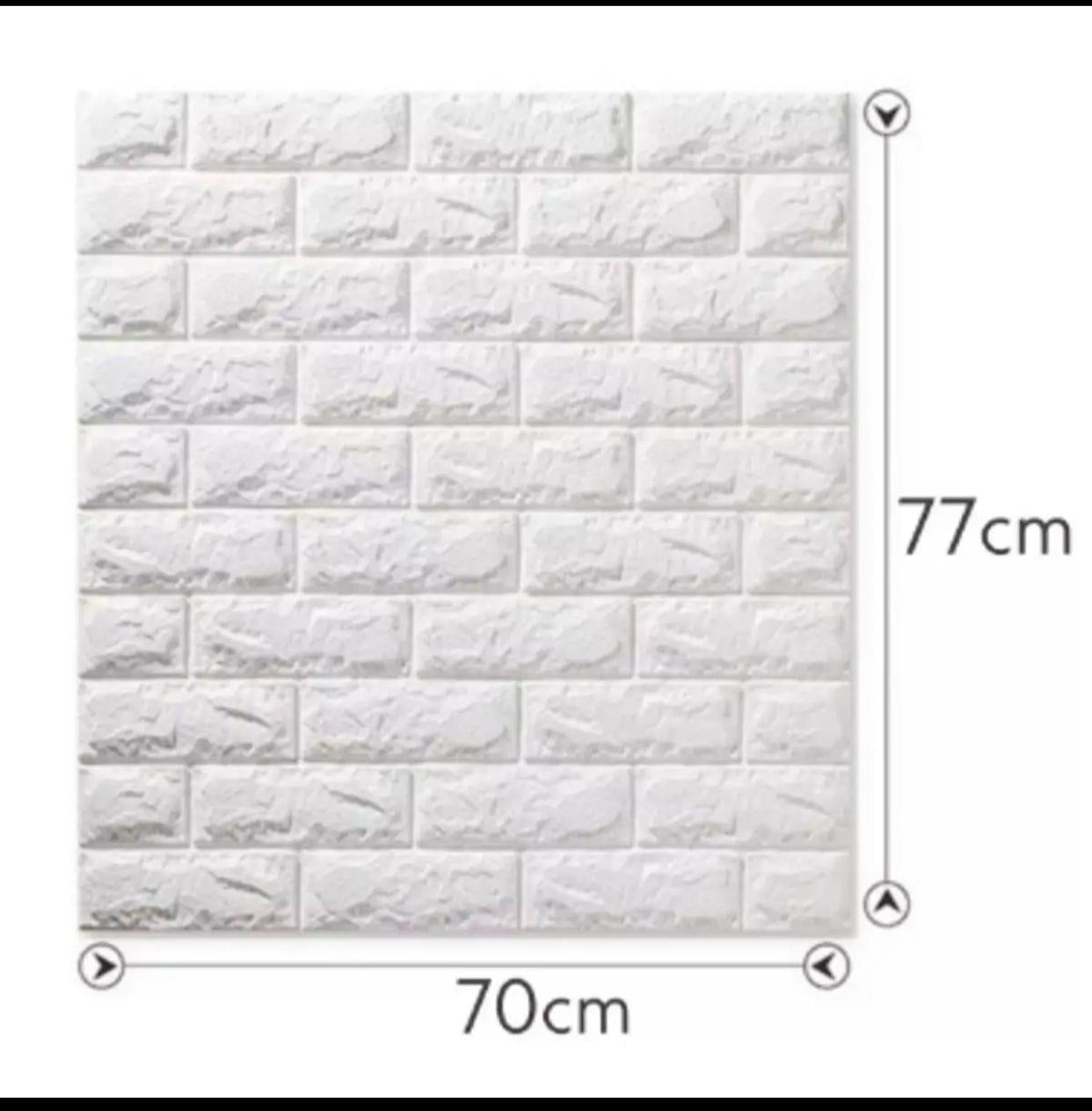 3D Wall Panels Peel Stick Wallpaper Self Adhesive Waterproof Foam Faux Brick for Living Room Bedroom Laundry Kitchen TV Wall