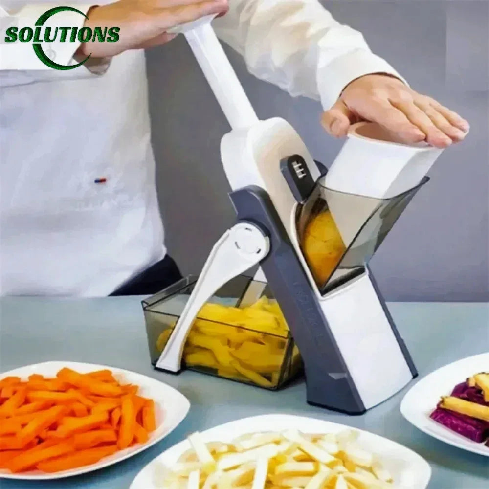 1pc Manual Slicer Multifunction Adjustable Vegetable Food Household Chopper And Potato Grinder Veggie Chopper Kitchen Tools