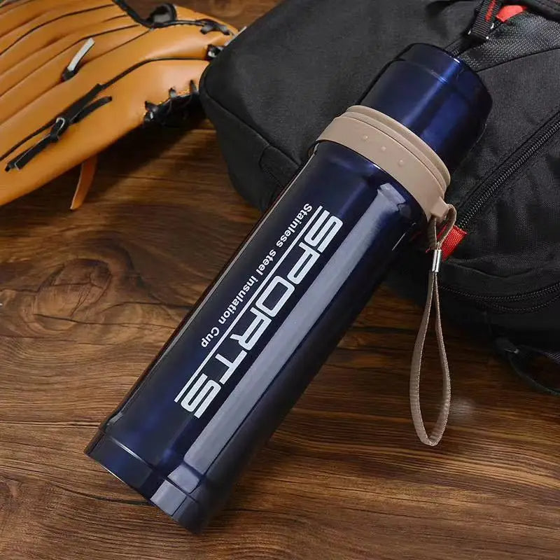 750ml Stainless Steel Sports Vacuum Flask – Hot & Cold Thermos Water Bottle