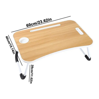 Laptop Bed Table Non-Slip Folding Lap Standing Desk Notebook Stand Reading Holder Laptop Holder For Bed Couch Sofa Floor Writing