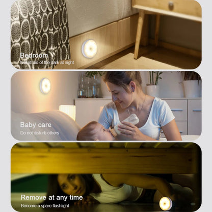 LED Intelligent Human Motion Sensing Light Night Sensing Automatic Lighting Night Light USB Charging Magnetic Corridor Light